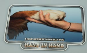 Klistermærke Hand in Hand