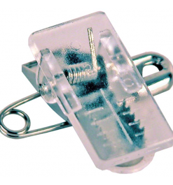 Udstillingsklips / nummerholder plastik