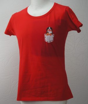 T-shirt med tryk, dame model. - Image 2
