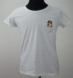 T-shirt med tryk, dame model.