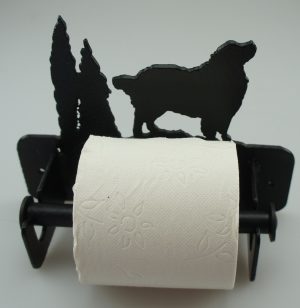 Holder til toiletpapir i smedejern.