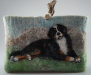 Håndlavet uldkurve med Berner - Image 3