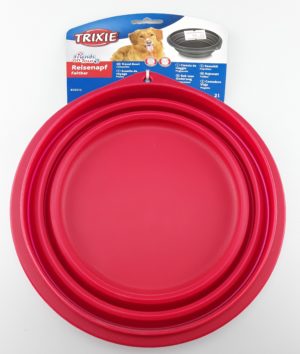 Sammenklappelig rejseskål i silikone.